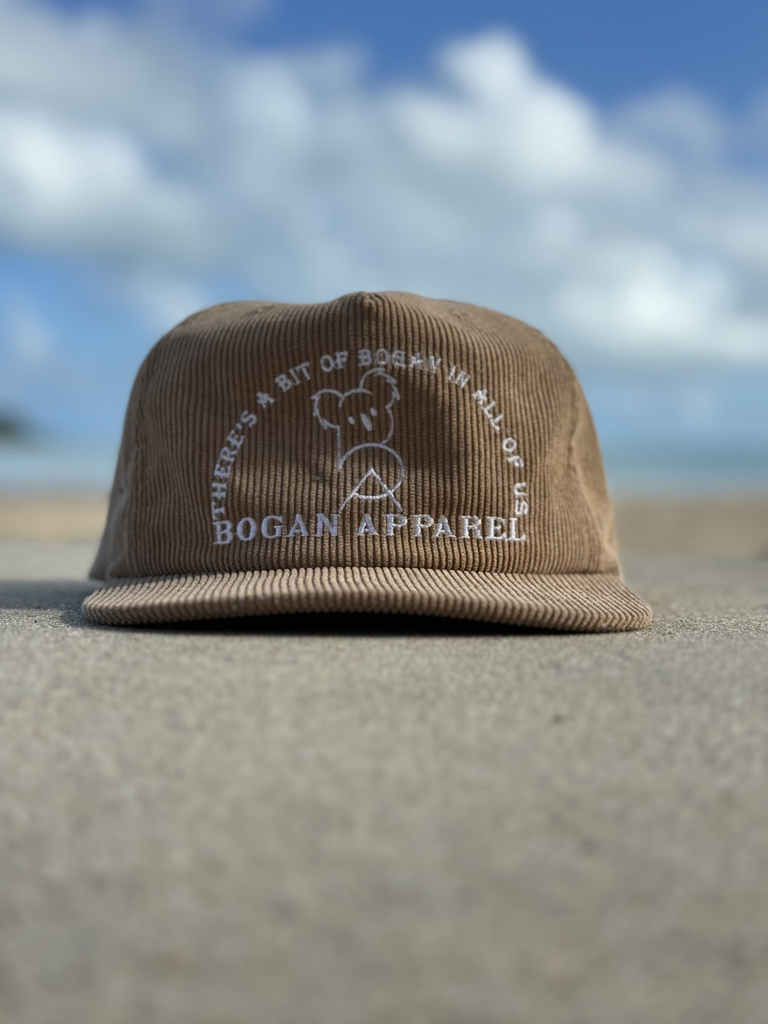 Brown Corduroy Cap