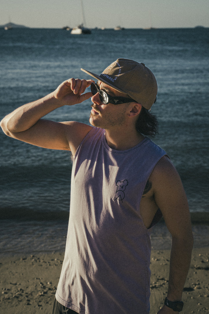 Brown Corduroy Cap