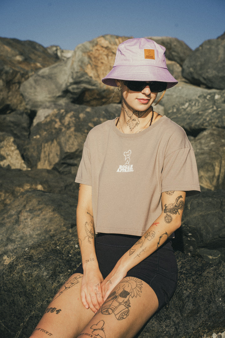 Faded Dust Crop Tee